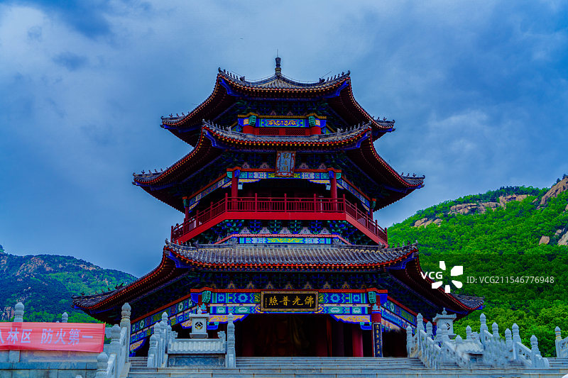 泰安新泰新甫山风景区图片素材