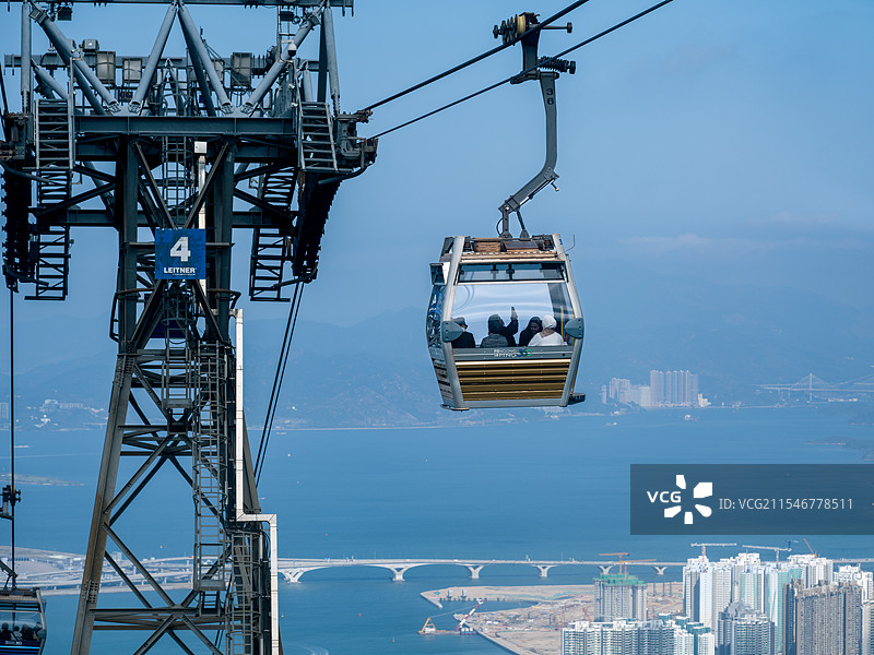 昂坪360缆车图片素材