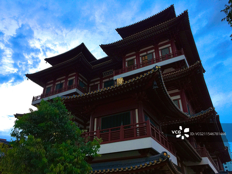 新加坡佛牙寺图片素材