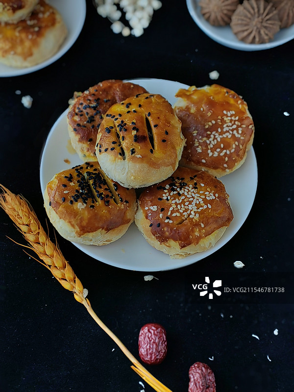 静物   老婆饼图片素材