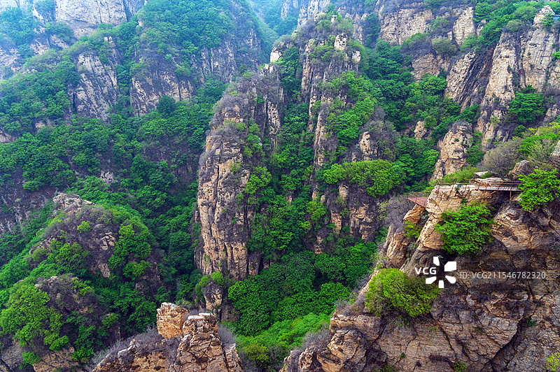 北京春天平谷天云山旅游风景区图片素材