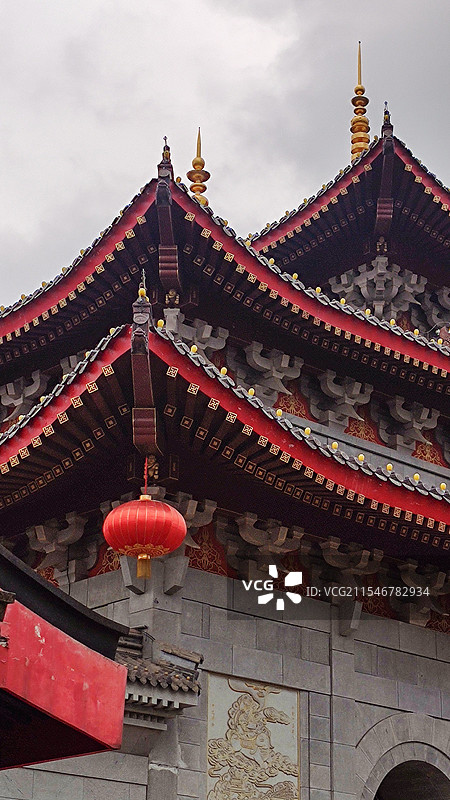 古建重檐顶图片素材