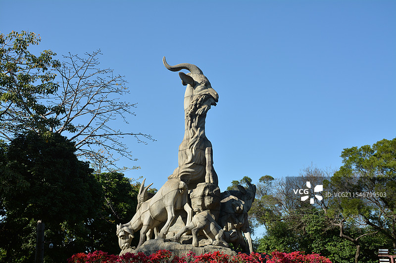 广州五羊石像图片素材