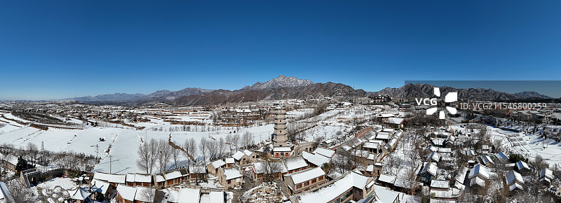 济源王屋山全景图片素材