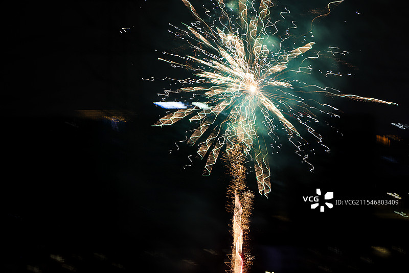 城市烟花图片素材