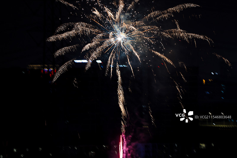 城市烟花图片素材