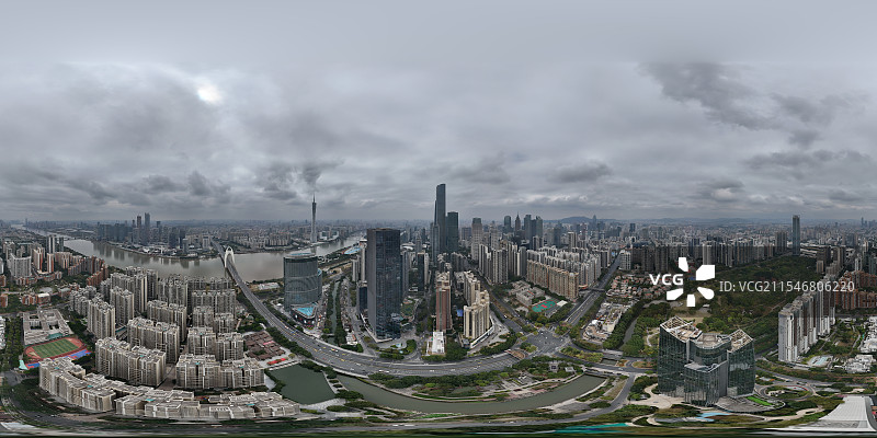 广州：广州塔及珠江新城图片素材