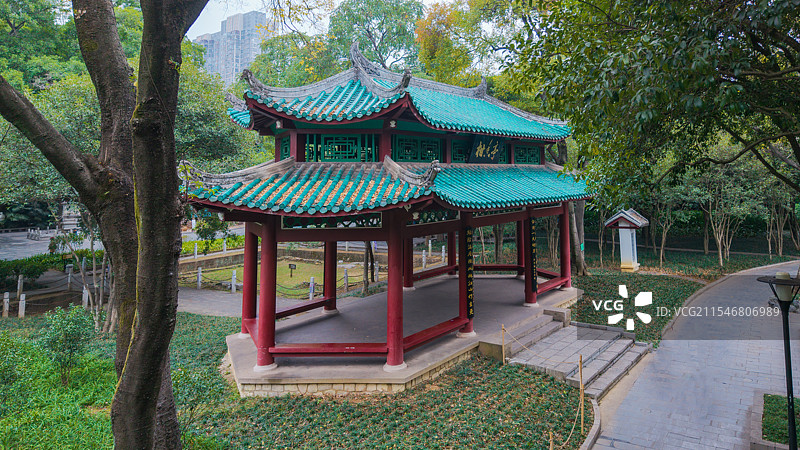 广西柳州市柳侯公园（柳宗元纪念公园）：柑香亭图片素材