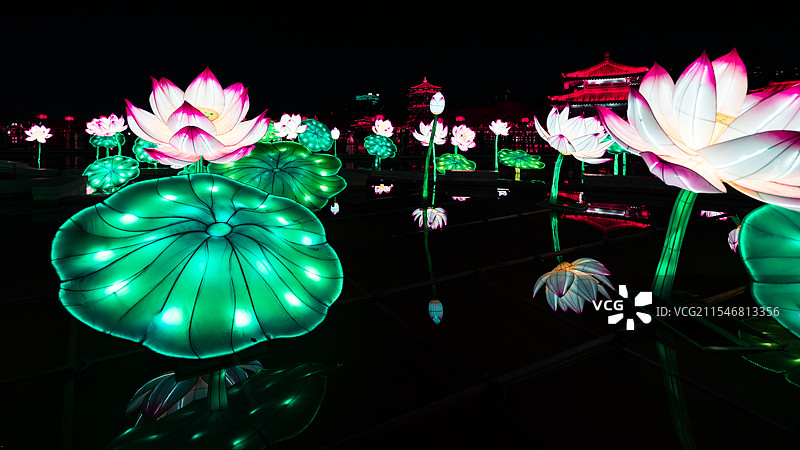 2025大唐芙蓉园长安灯会图片素材