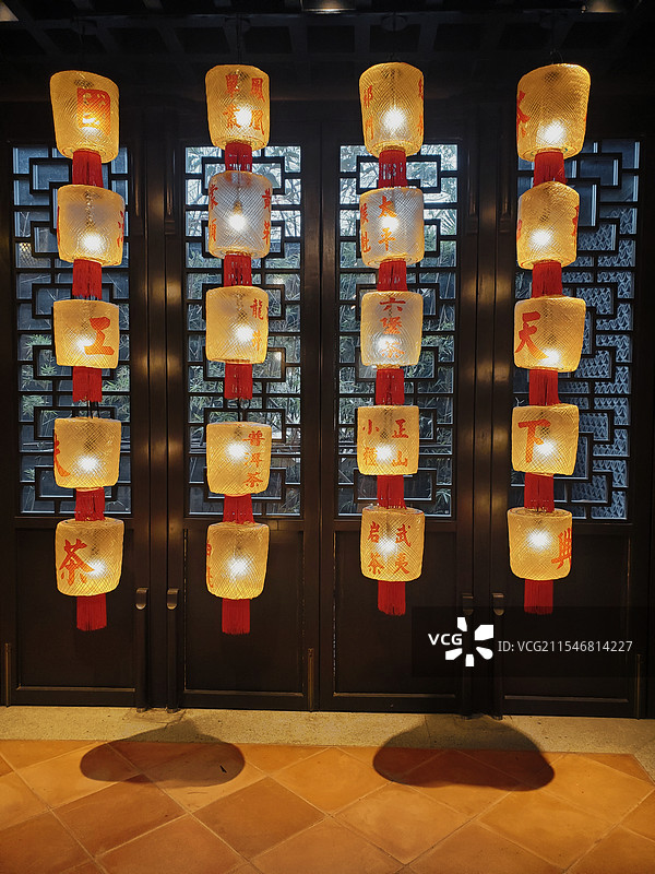 中国新年装饰灯具图片素材