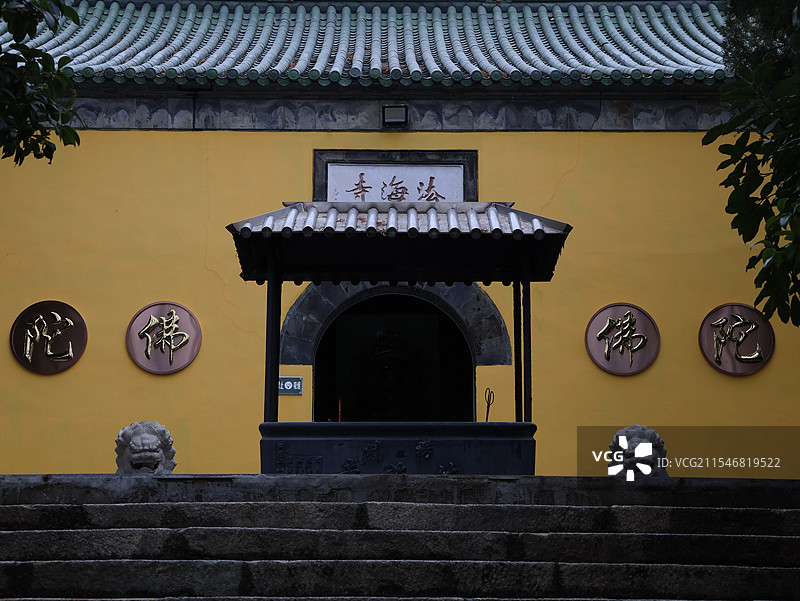 扬州瘦西湖法海寺图片素材