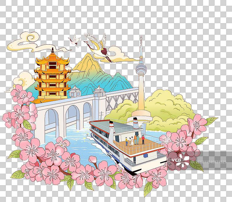 武汉风情图片素材