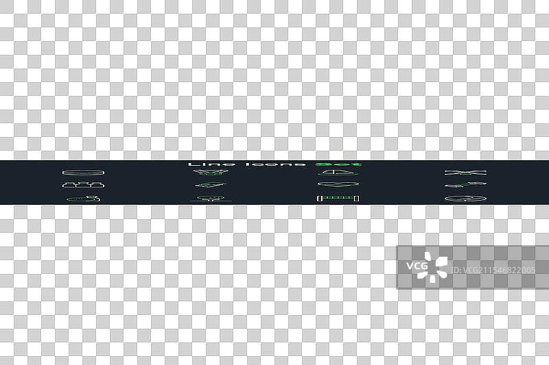 设置棒球、排球网和高尔夫球的球 tee。图片素材
