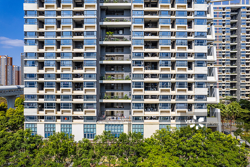 建筑外观 建筑设计 深圳光明区光谷苑图片素材