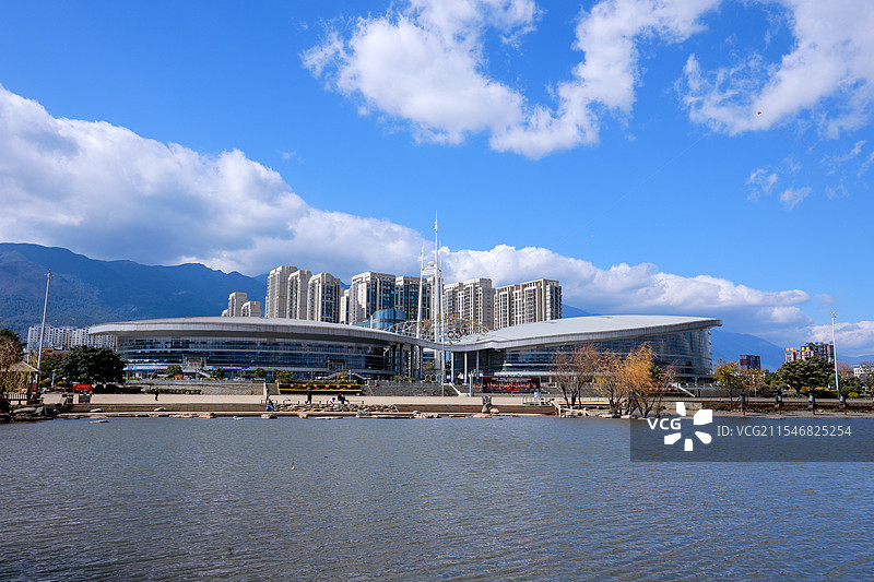 云南大理国际奥林匹克体育中心图片素材