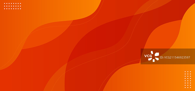 抽象现代橙红色横幅背景图片素材
