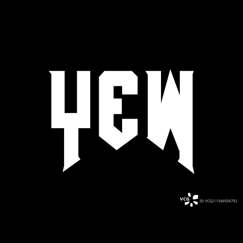 技术公司Yew的字母Y标志设计图片素材