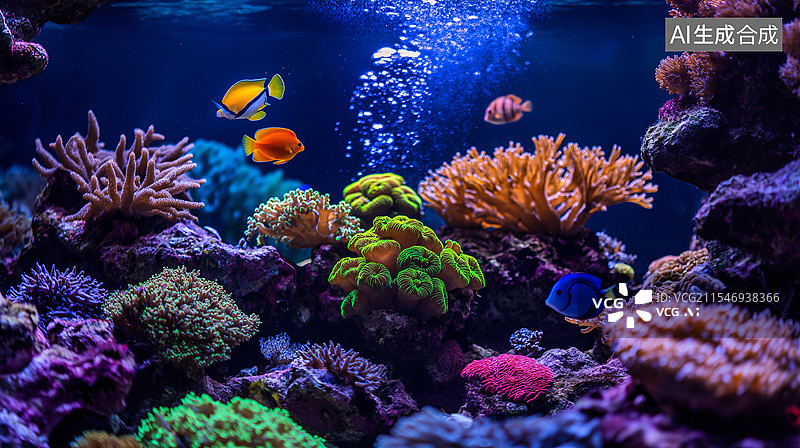 【AI数字艺术】海底世界图片素材