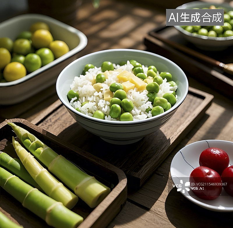 【AI数字艺术】立夏饭图片素材