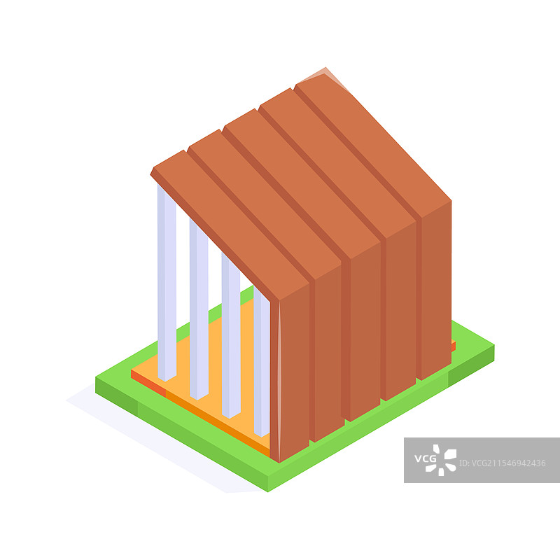 木制庇护所图片素材