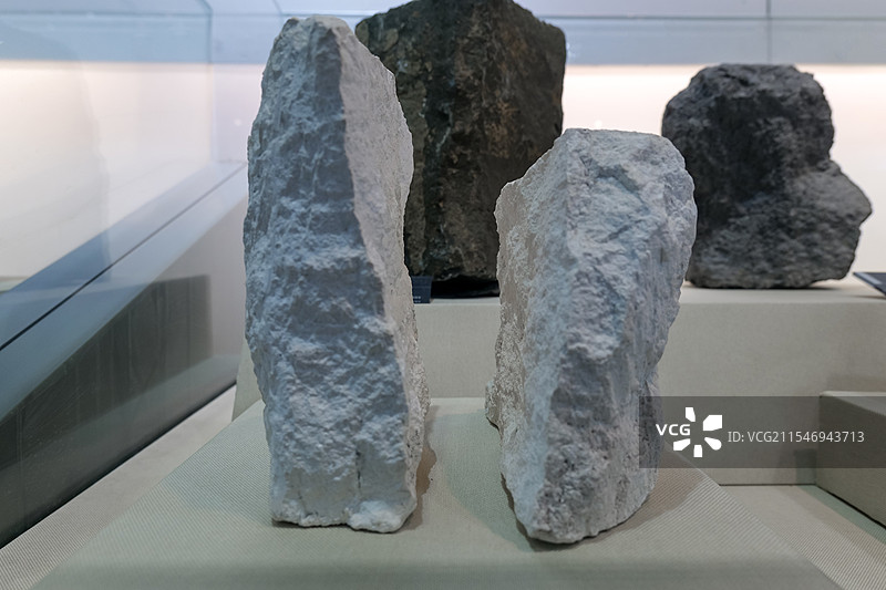 高岭土矿 青岛市平度产 山东省地质博物馆图片素材