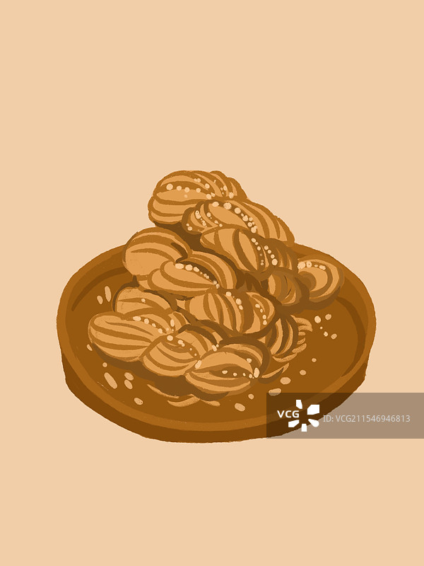 天津麻花图片素材