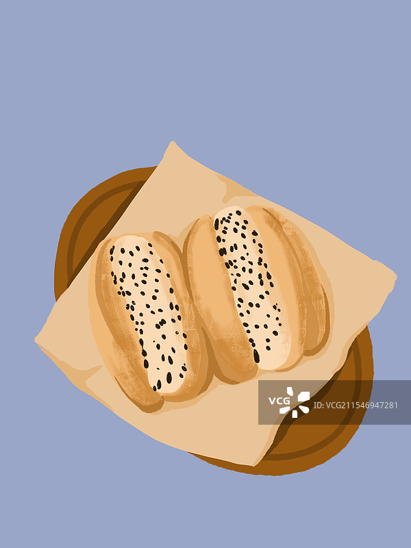 油条包麻糍图片素材