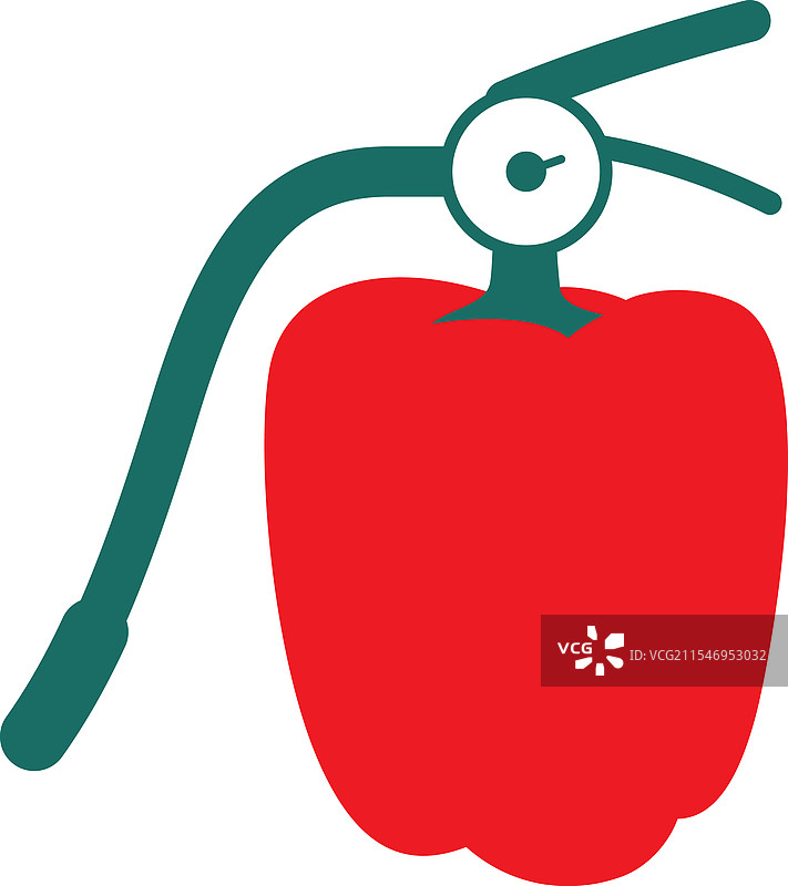 红椒灭火器图片素材