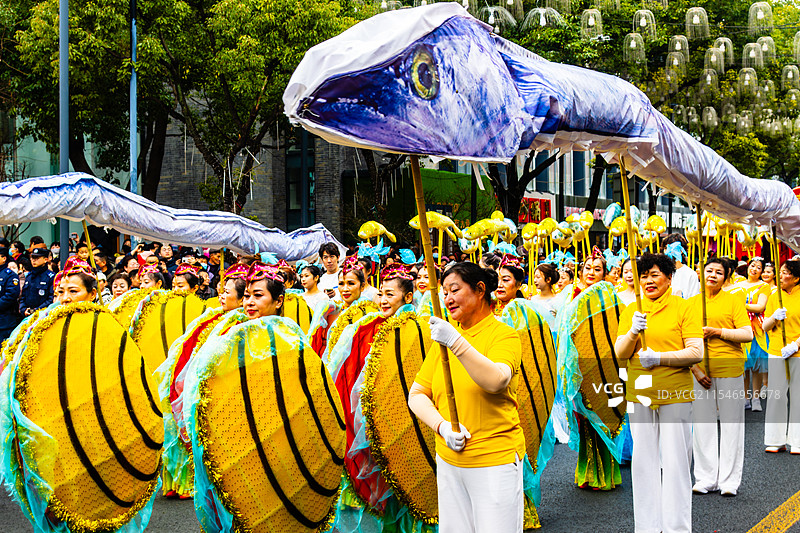 庆新春-南通新春民俗巡游图片素材