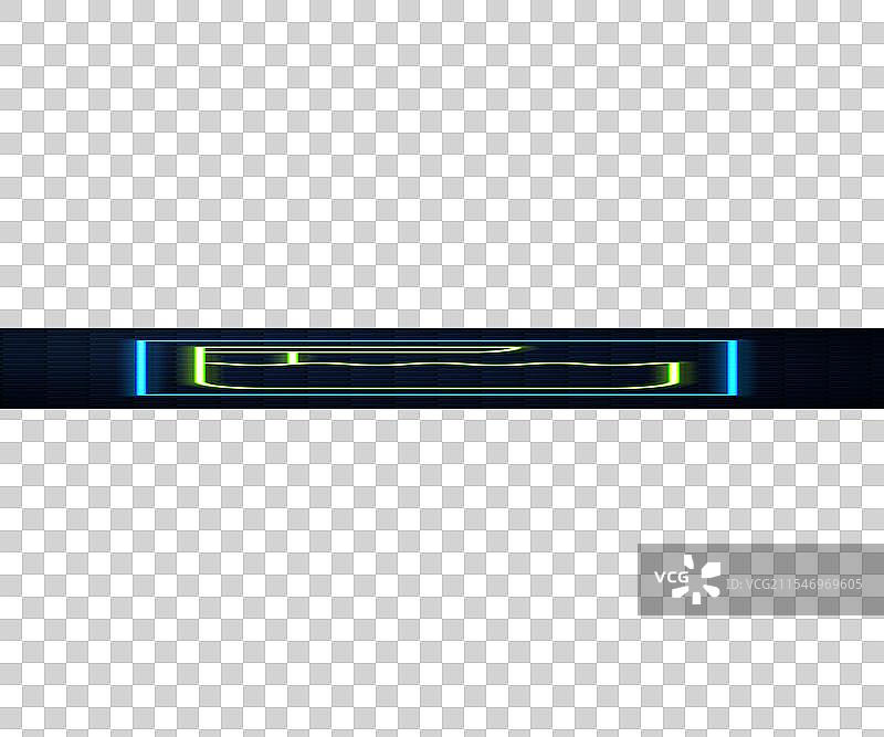 发光的霓虹线跳板或弹跳板图片素材