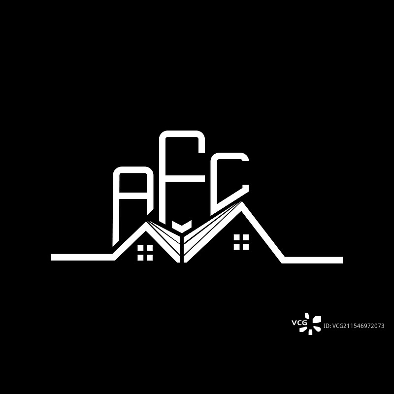 AFL房地产标志设计，简单现代图片素材