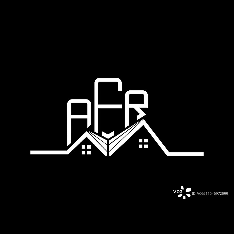 非洲房地产标志设计，简单现代图片素材