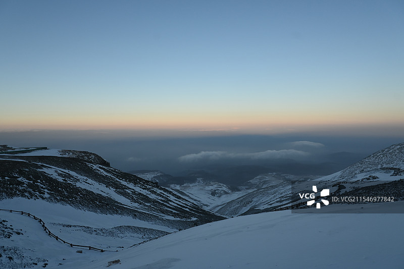 不同视角的长白山图片素材