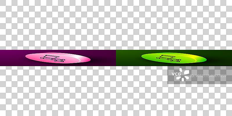 等距线条喷漆枪图标，孤立于背景上图片素材