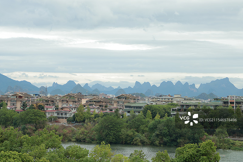重峦叠嶂，山，桂林山水，桂林图片素材