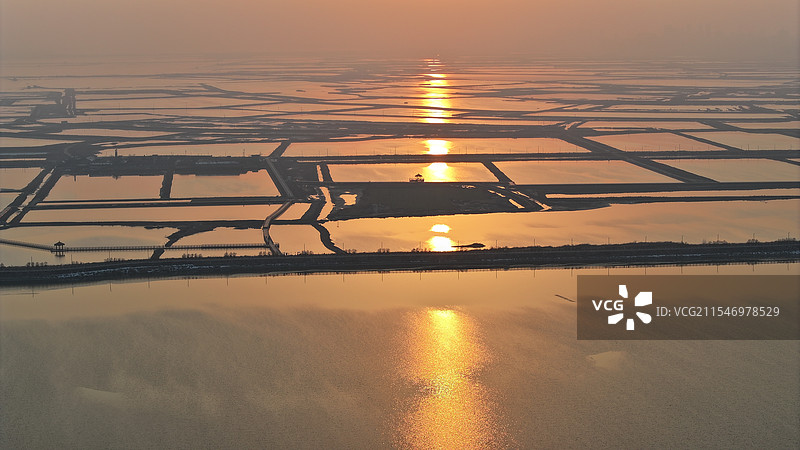 山西运城中国死海运城盐湖图片素材