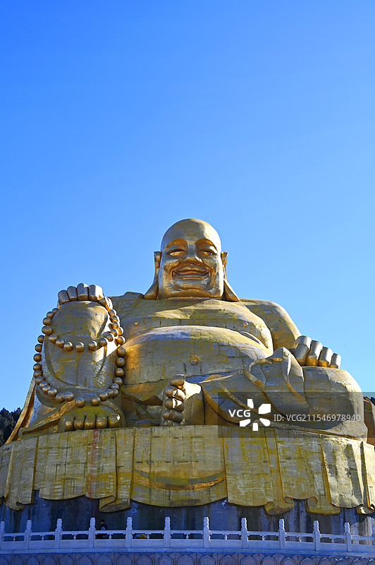 千佛山弥勒佛图片素材