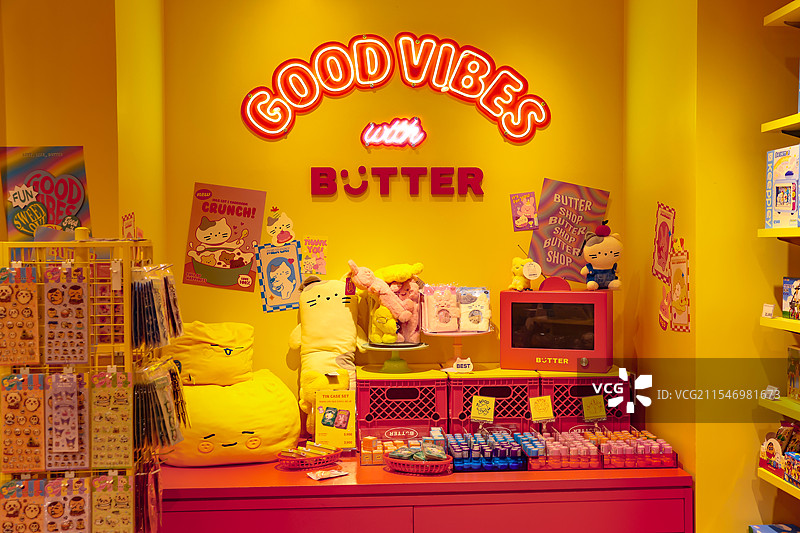 韩国首尔，明洞图片素材