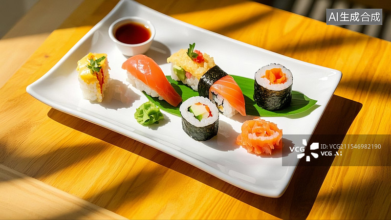 【AI数字艺术】美食 寿司 甜品图片素材