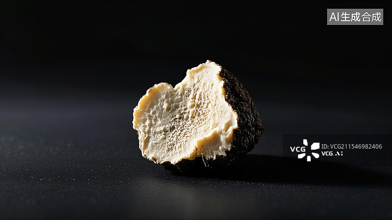 【AI数字艺术】黑松露 白松露 特写 商用图片素材