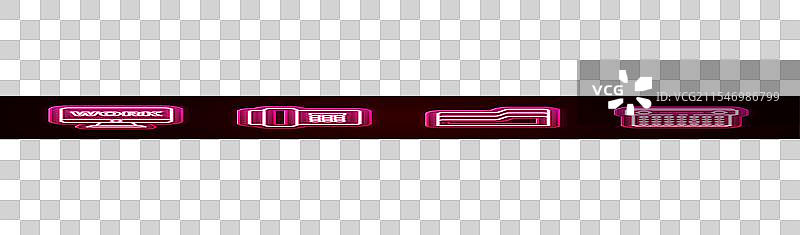 设置带有文本的工作电话线路监控图片素材