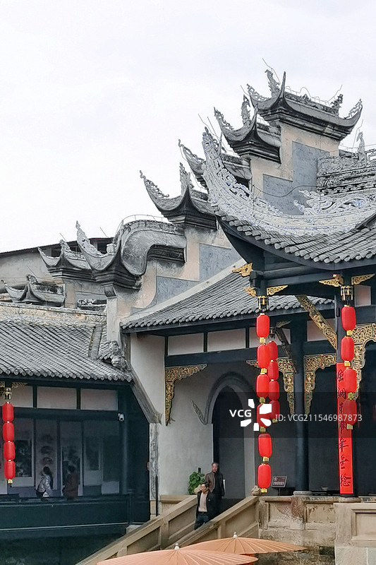 贡井南华宫年味图片素材