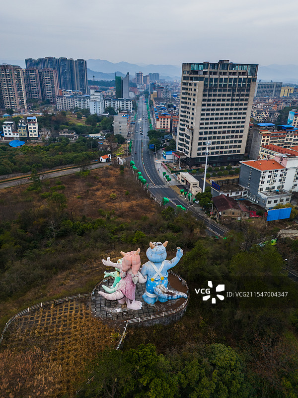 广西桂林兴安县航拍图片素材