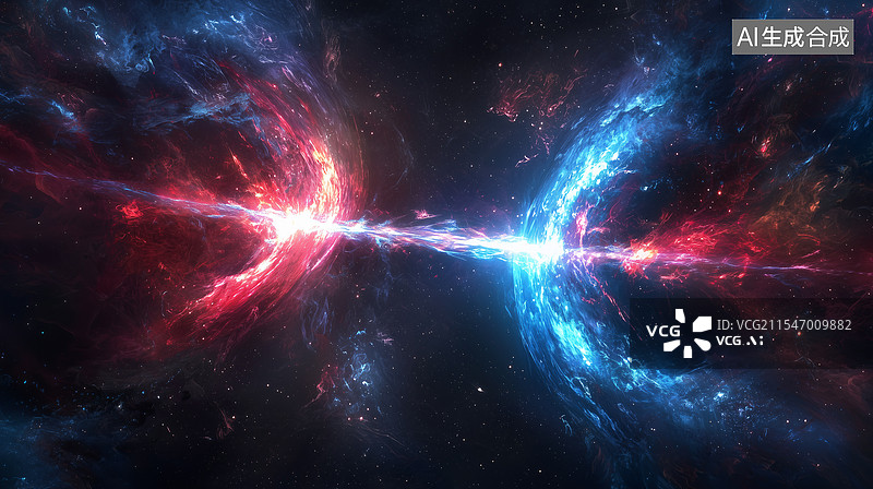 【AI数字艺术】光影交织的宇宙奇观图片素材