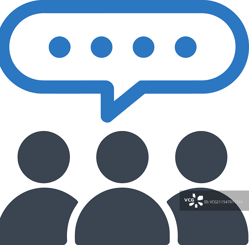 小组讨论图标图片素材
