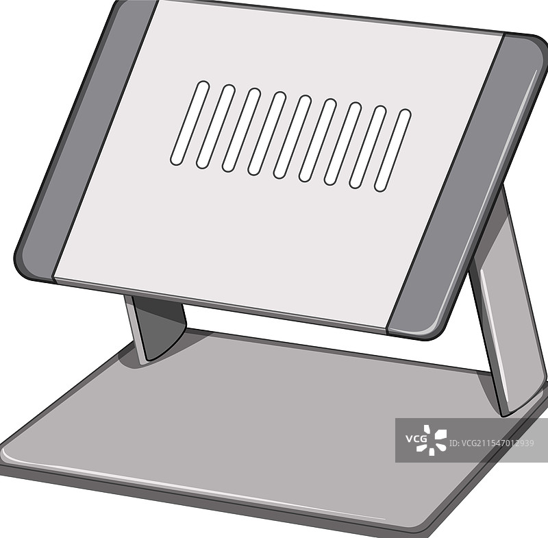 卡通电脑笔记本支架图片素材