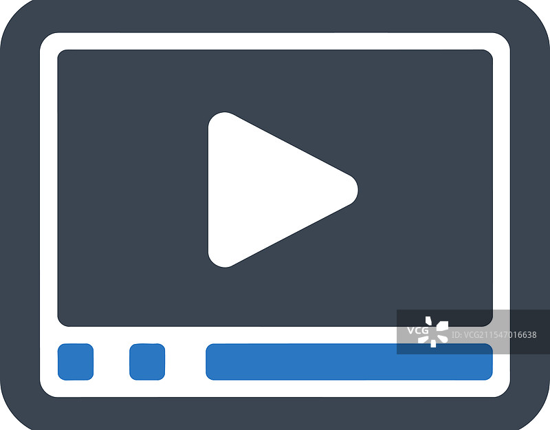 视频播放器媒体图标图片素材