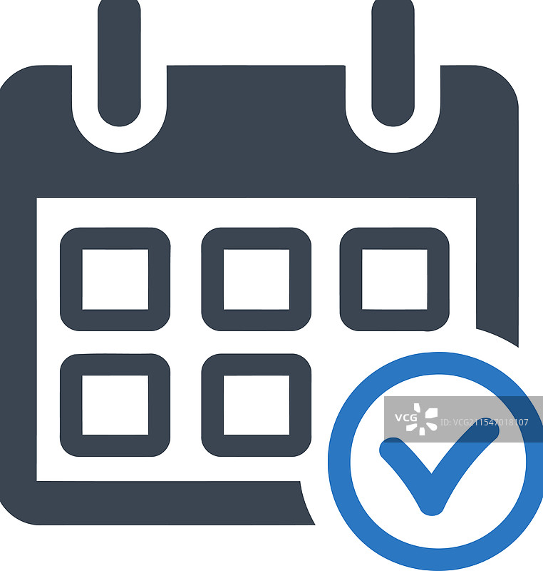 已批准的日历图标图片素材