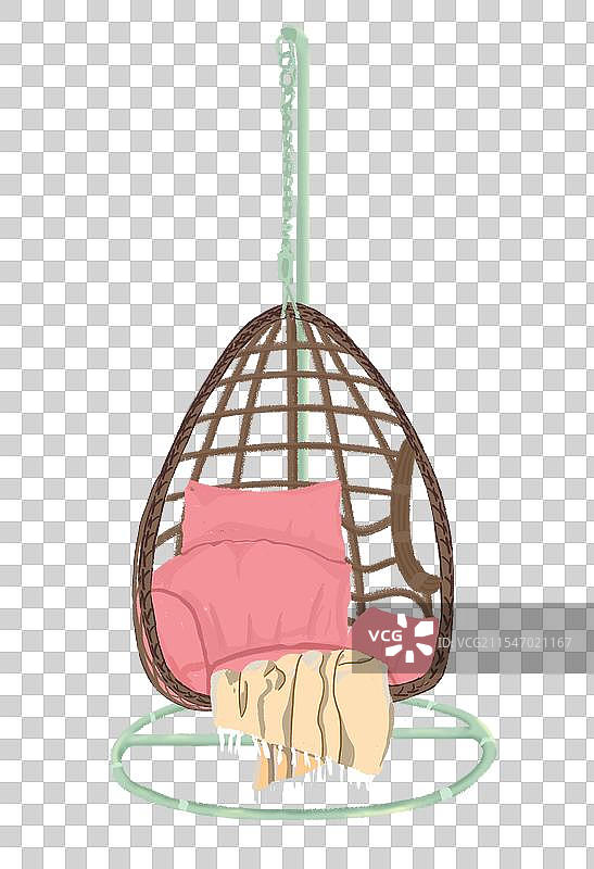 吊椅吊篮欧式懒人摇椅吊床秋千藤椅图片素材