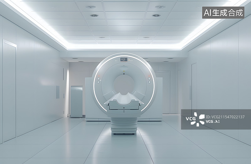 【AI数字艺术】医院里放射科的核磁共振仪器图片素材